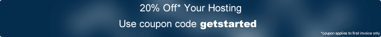 20% off your hosting today
