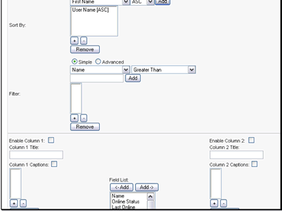 You can also setup a filter for the list.