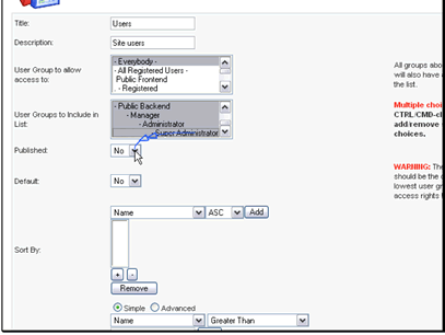 Then set your publishing preferences.