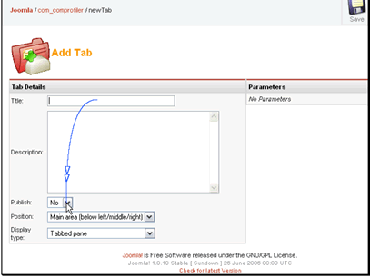 Then set your publishing and display preferences.