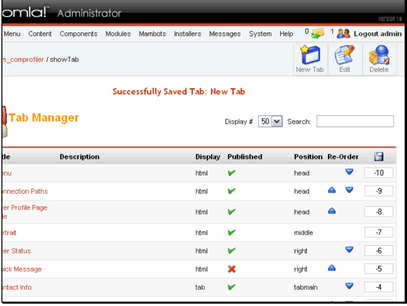 It's been saved. We can now see it in the frontend.