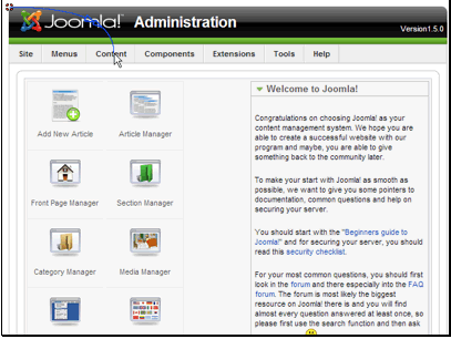 In this tutorial we will be adding a content item to the site.