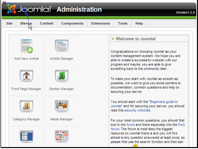 In this tutorial we will be creating a new external link menu item.