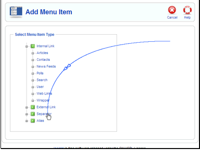 We want to create a separator