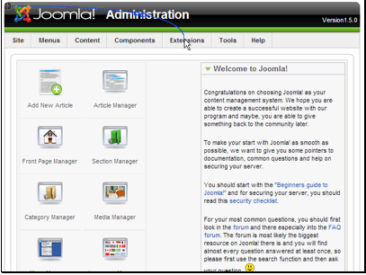 In this tutorial we will be editting the template on our Joomla site