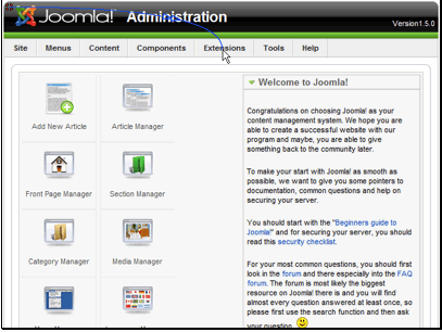 In this tutorial we will be installing an extension from a directory on our server.