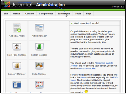 In this tutorial we will be installing an extension from the web.