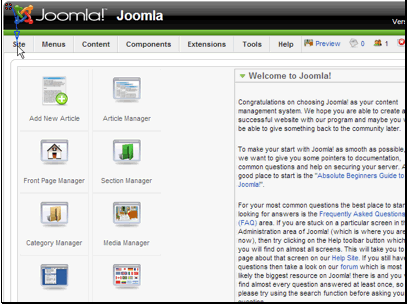 In this tutorial we will be exploring the features of the Joomla Media Manager. This will allow you to upload and sort images for your site.