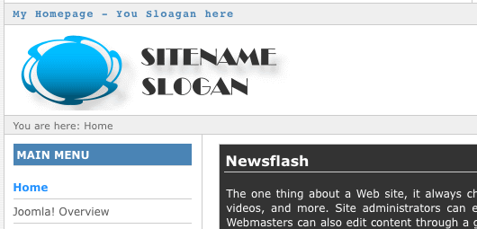 Now when we look on the frontend we can see the new template.