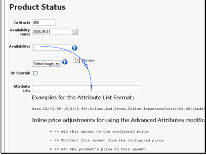 If you have any attributes for the product, list them here