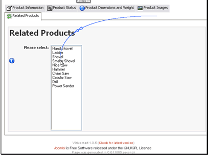 You can set other products to be shown on the product page. This is a great way to upsell visitors to your site