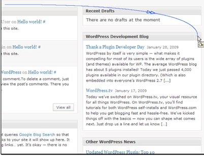 You can also set blocks to not show their content by clicking the toggle button in the top right corner.