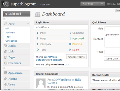 In this tutorial we will be installing a plugin in WordPress. This is the way to extend the functionality of your blog.