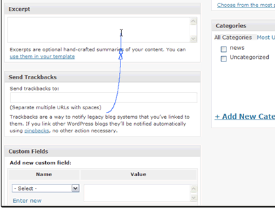 You can set an except for your story. Some themes use this and some don't.