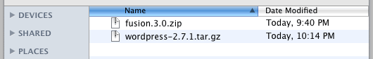 Select the file to upload.